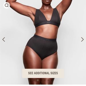 SKIMS cotton rib high waisted brief